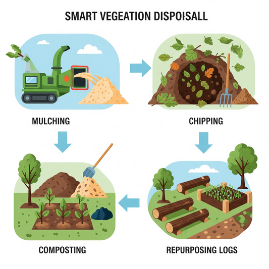 How to Dispose of Vegetation After Land Clearing