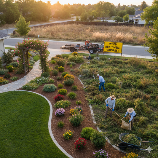 Combining Weed Abatement with Landscaping & Fire-Resistant Planting