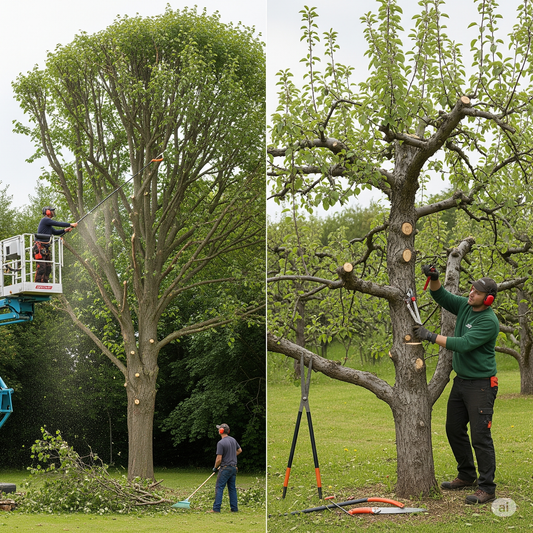 The Difference Between Tree Trimming and Tree Pruning